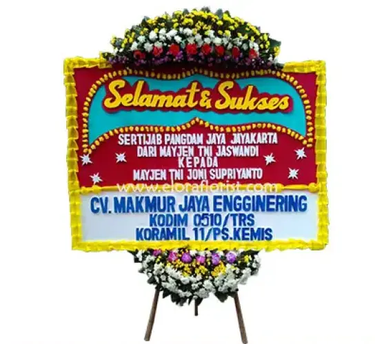 Karangan Bunga manis jaya
